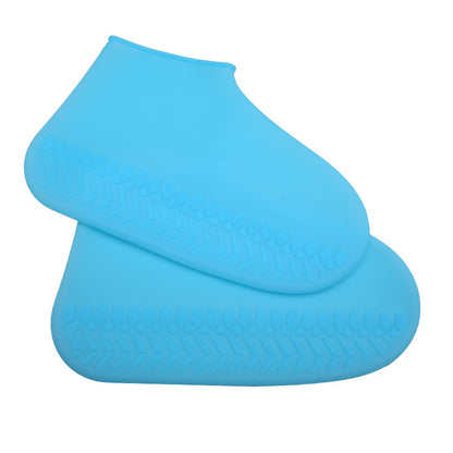 Silicone Waterproof Rain Boot Cover Thickened Non-slip Wear-resistant Sole Shoe Cover