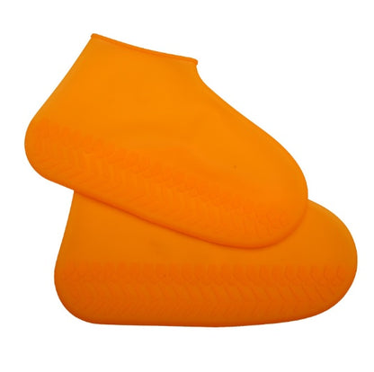 Silicone Waterproof Rain Boot Cover Thickened Non-slip Wear-resistant Sole Shoe Cover