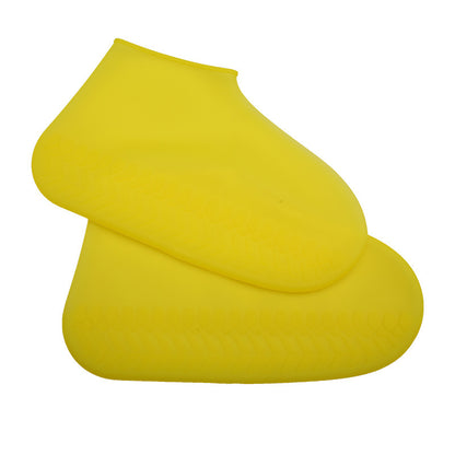 Silicone Waterproof Rain Boot Cover Thickened Non-slip Wear-resistant Sole Shoe Cover