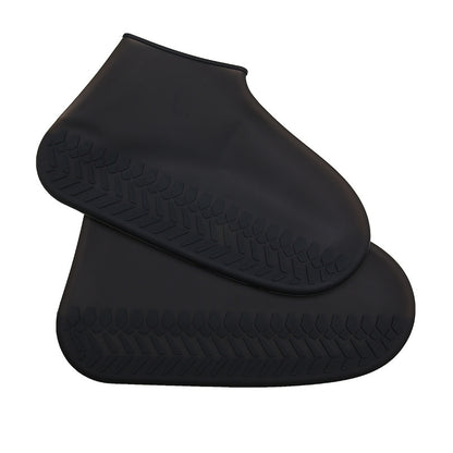 Silicone Waterproof Rain Boot Cover Thickened Non-slip Wear-resistant Sole Shoe Cover