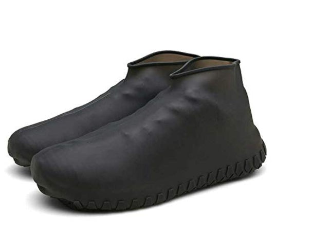 Silicone Waterproof Rain Boot Cover Thickened Non-slip Wear-resistant Sole Shoe Cover