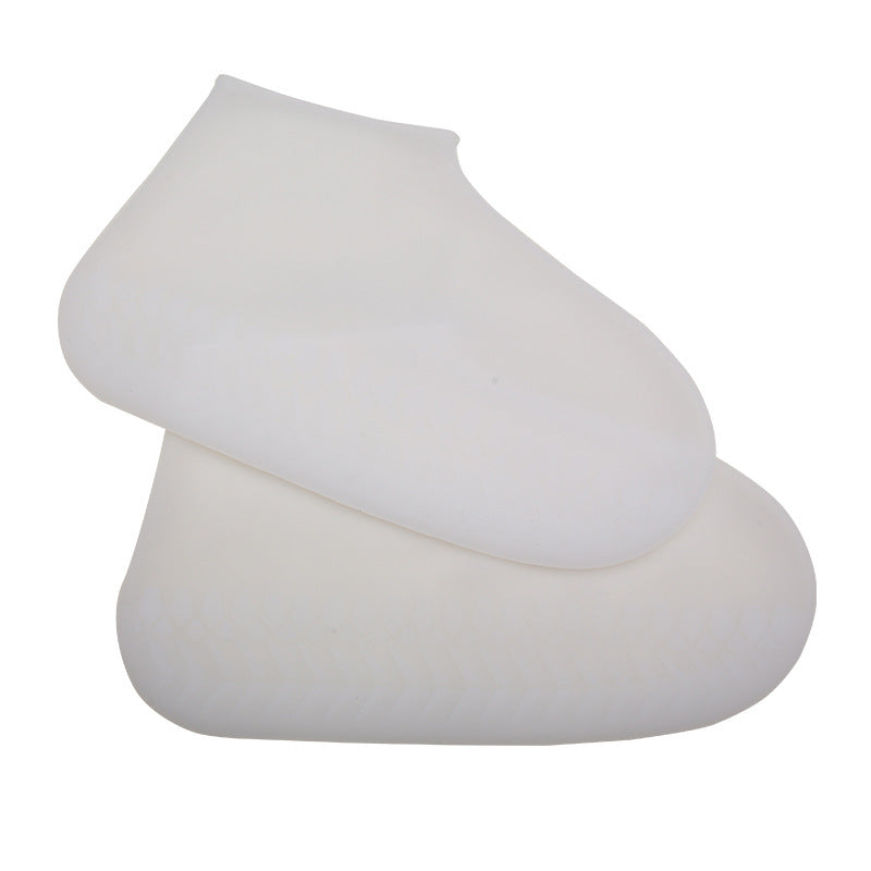 Silicone Waterproof Rain Boot Cover Thickened Non-slip Wear-resistant Sole Shoe Cover